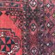 Carpet old saddle made turkmen hand 97 x 162 cm