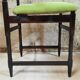 Six 50's chairs - varnished wood