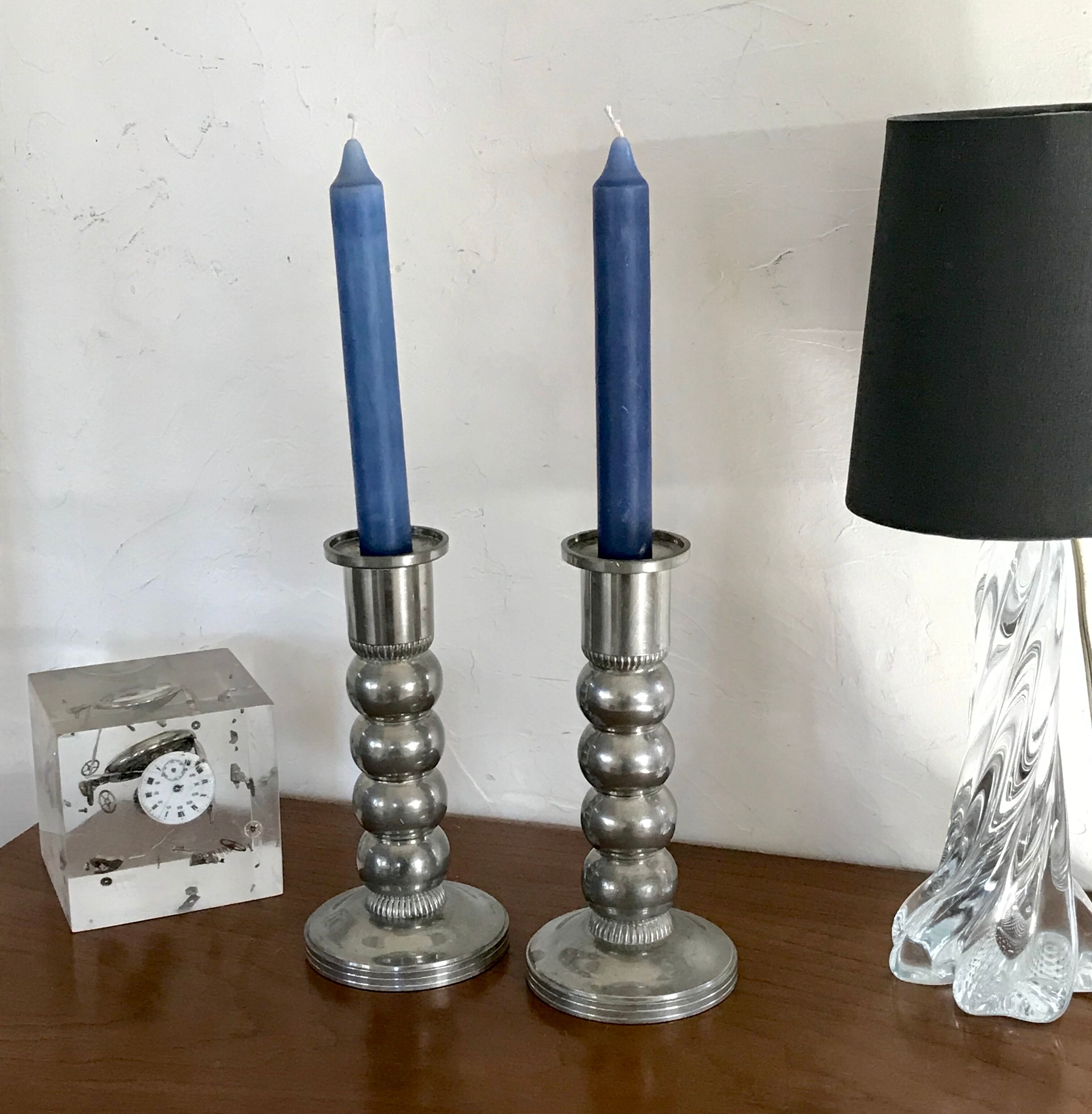 Pair of vintage candlesticks