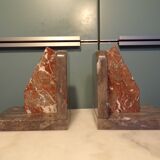 Art Deco marble bookends