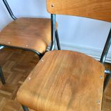 Pair of school chairs