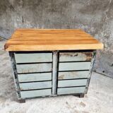 Industrial chest of drawers steel TV sideboard