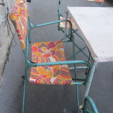 Vintage camping folding lounge