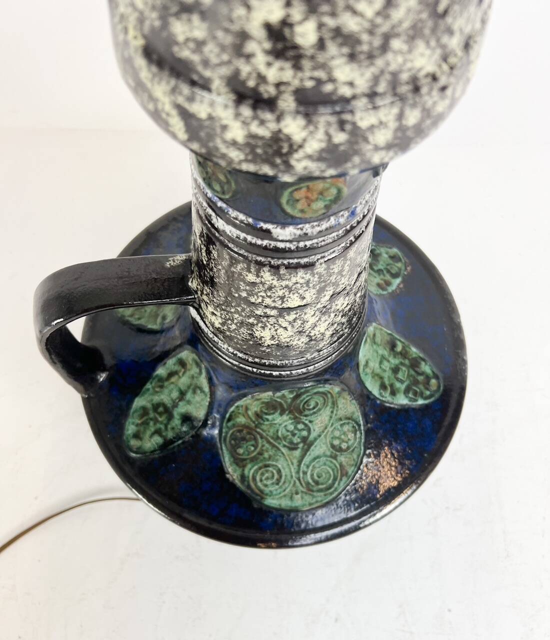 Ceramic Standard floor lamp in West Germany style, 1970s