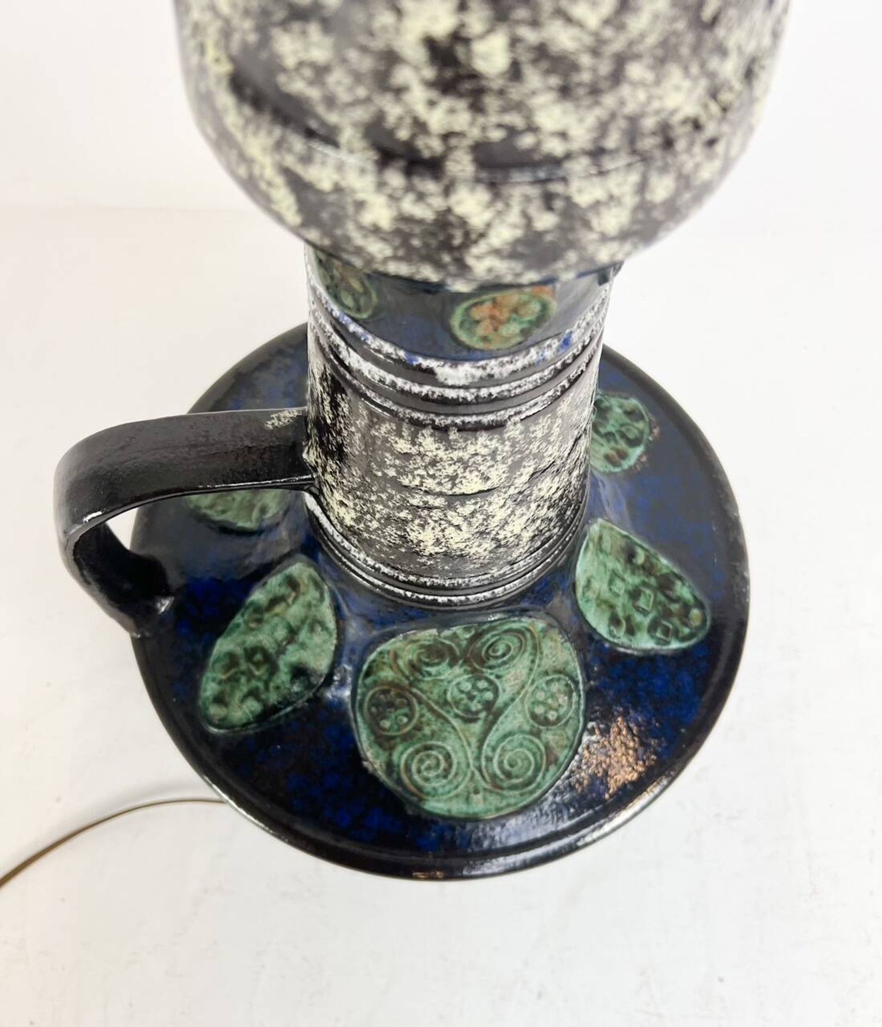Ceramic Standard floor lamp in West Germany style, 1970s