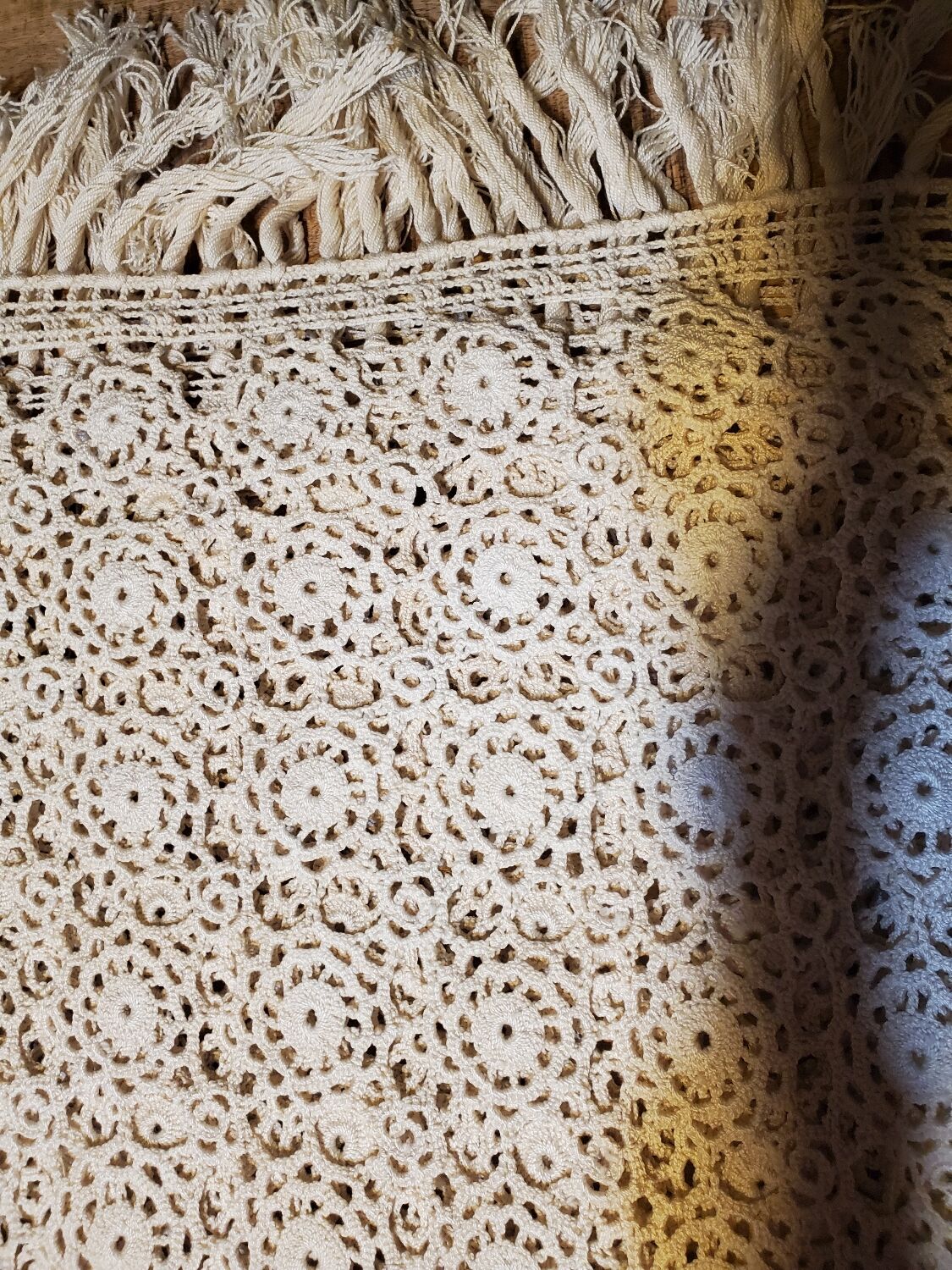 Embroidered tablecloth