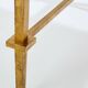 Paire de tables d’appoint fer doré laque noire Maison Ramsay 1950