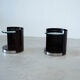 Ensemble de deux tables de chevet par Gianni Moscatelli pour Formanova