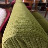 3-seater beech sofa from the 1970s, Czechoslovakia