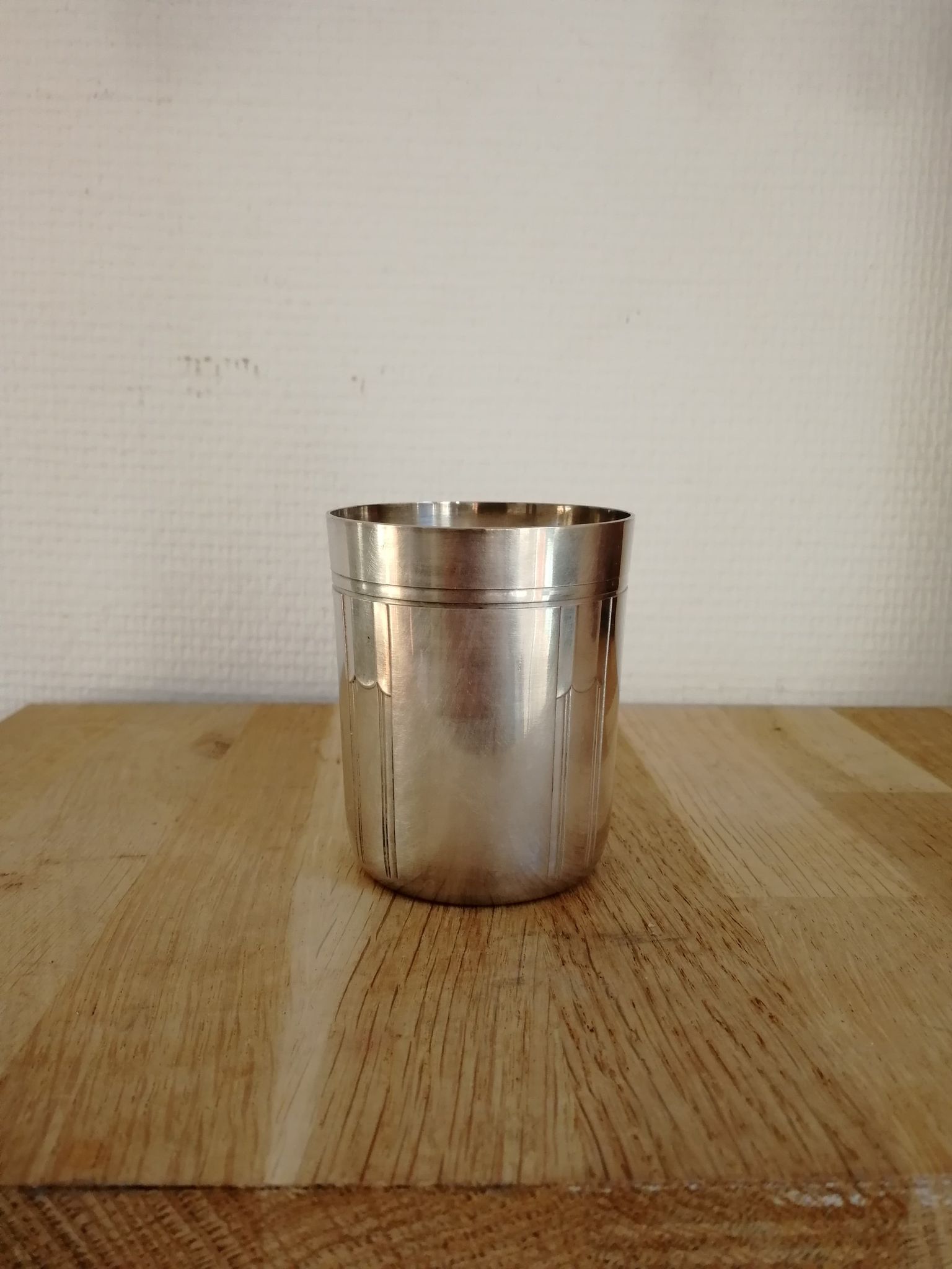 Silver metal timballe