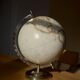 Vintage terrestrial globe on a metal stand