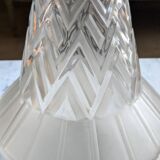 Etling Pressed Molded Glass Vase