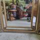 Mirror dora Louis XV with frame of the XIXth century