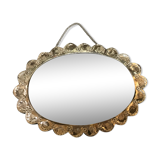Metal wall mirror