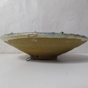 compotier coupe à fruits en grès émaillé vintage