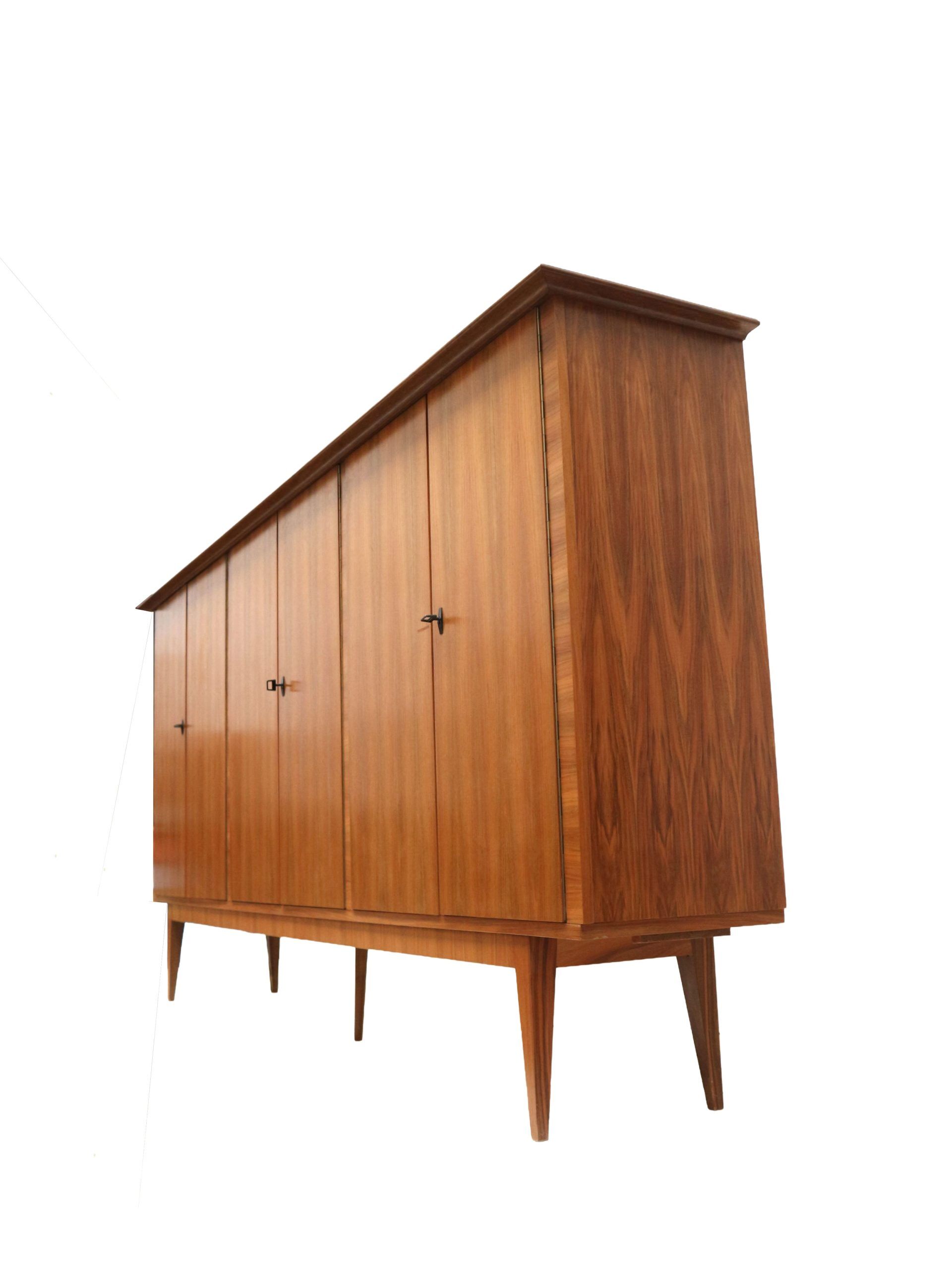XXL vintage highboard / tall sideboard made in the 1970s