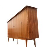 XXL vintage highboard / tall sideboard made in the 1970s