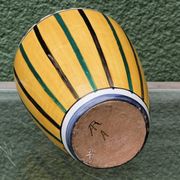 Glazed terracotta vase, signed Alfred Renoleau, 1930s.