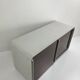 Vintage modular aluminum wall unit — 60s-70s