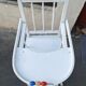 Baby chair high chair made of vintage wood