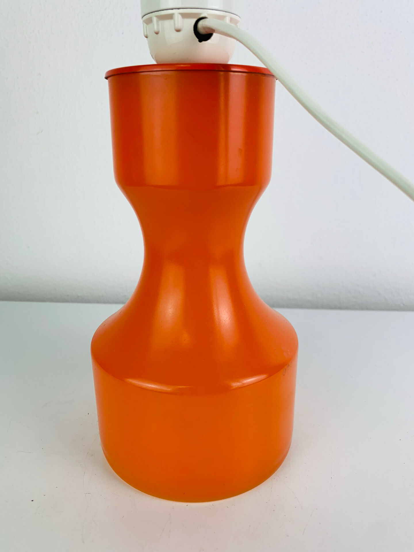 Lampe 70’s opaline orange vintage