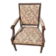 Armchair Louis XVI walnut of the XIXth century