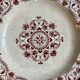 Small round dish Jules Vieillard - Bordeaux in iron earth, "Louis XV" service