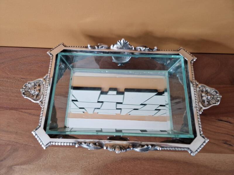 Christofle - Centrepiece or planter - In silvered bronze