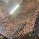 Table basse vintage en granit des années 80