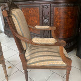 Paire fauteuil, style Louis XVI circa 1900