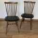 Paire de chaises tacoma de baumann - skaï noir