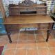 Oak desk with drawers