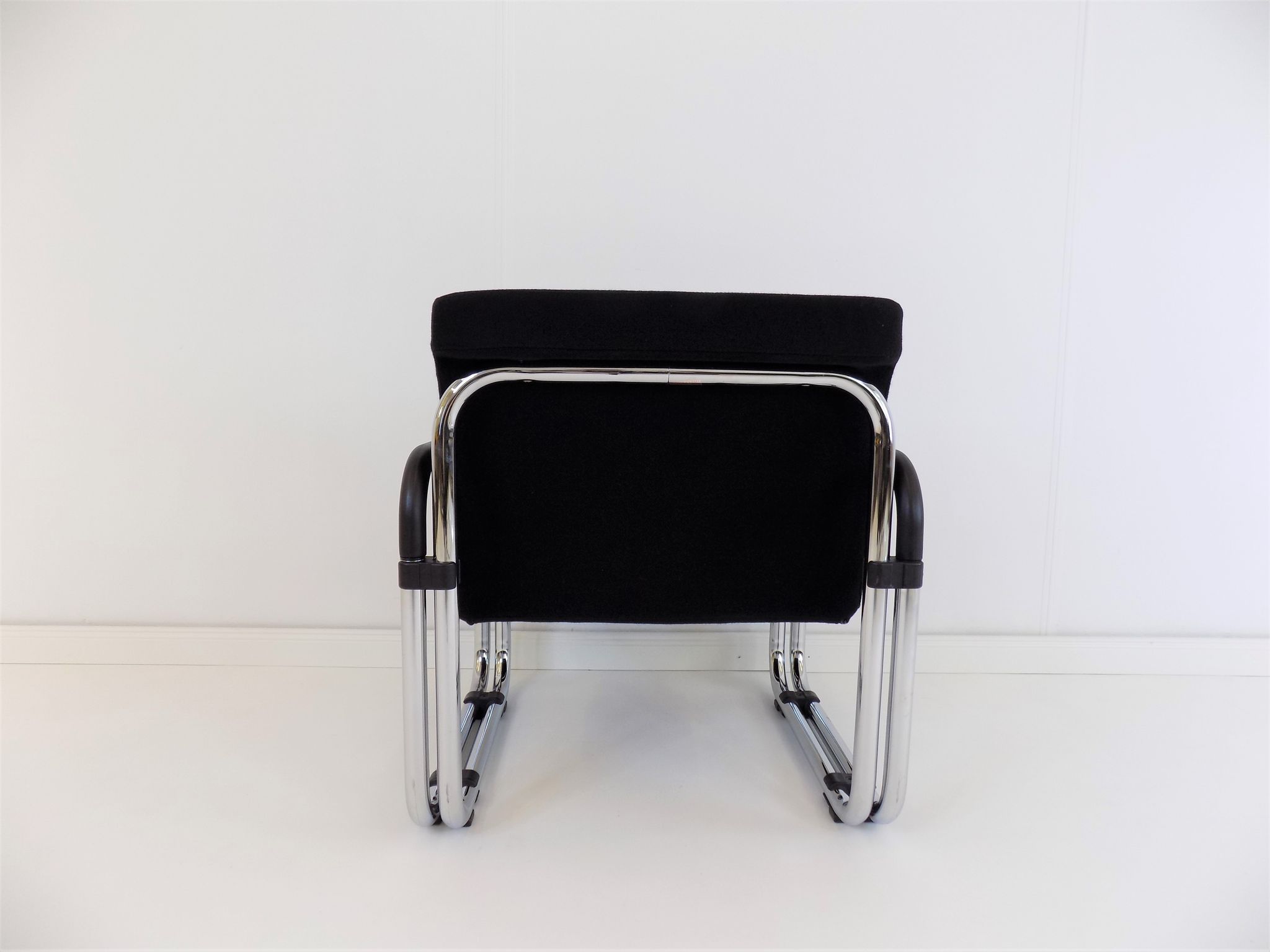 2 Cazzaro Bauhaus tubular steel armchairs