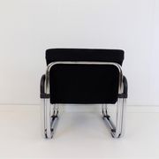 2 Cazzaro Bauhaus tubular steel armchairs
