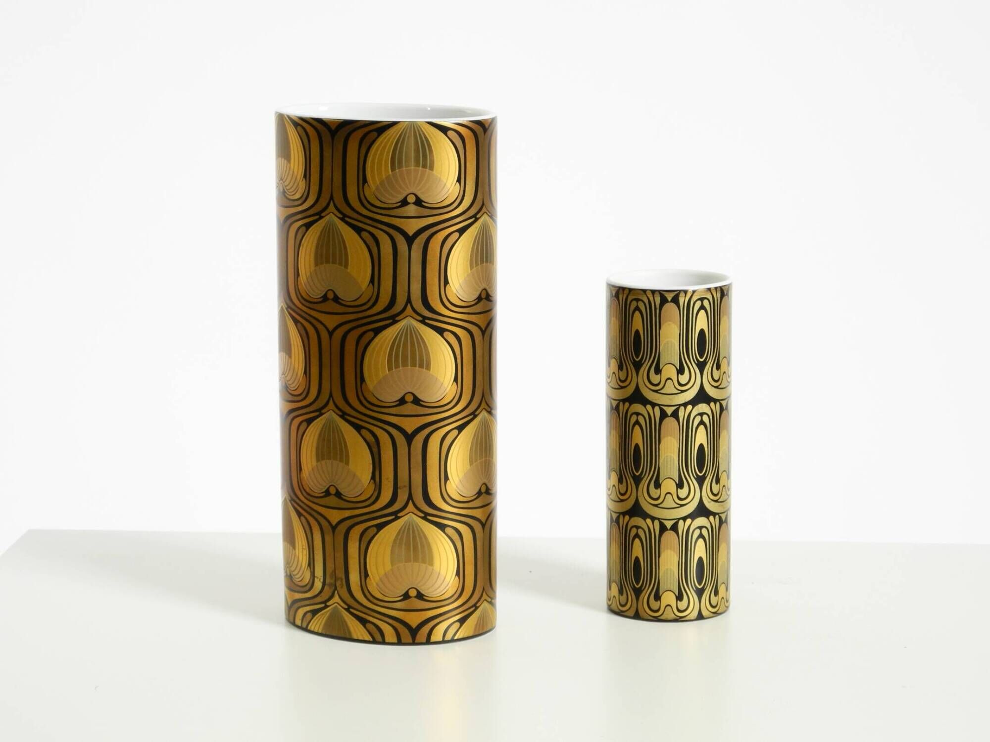 Two 1970s porcelain vases by Björn Wiinblad for Rosenthal Studio-Linie