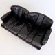 Girsberger Eurochair leather sofa 2-seater