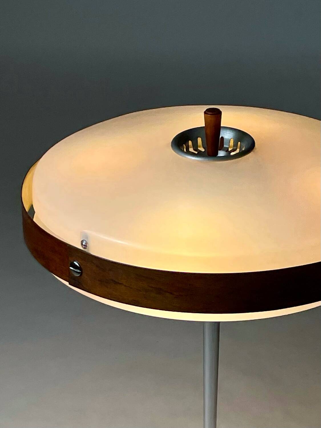 Fase eclipse m, lampe de table rare du milieu du siècle, espagne, 1966