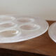 Set of 2 Kosta Boda oyster plates Sweden