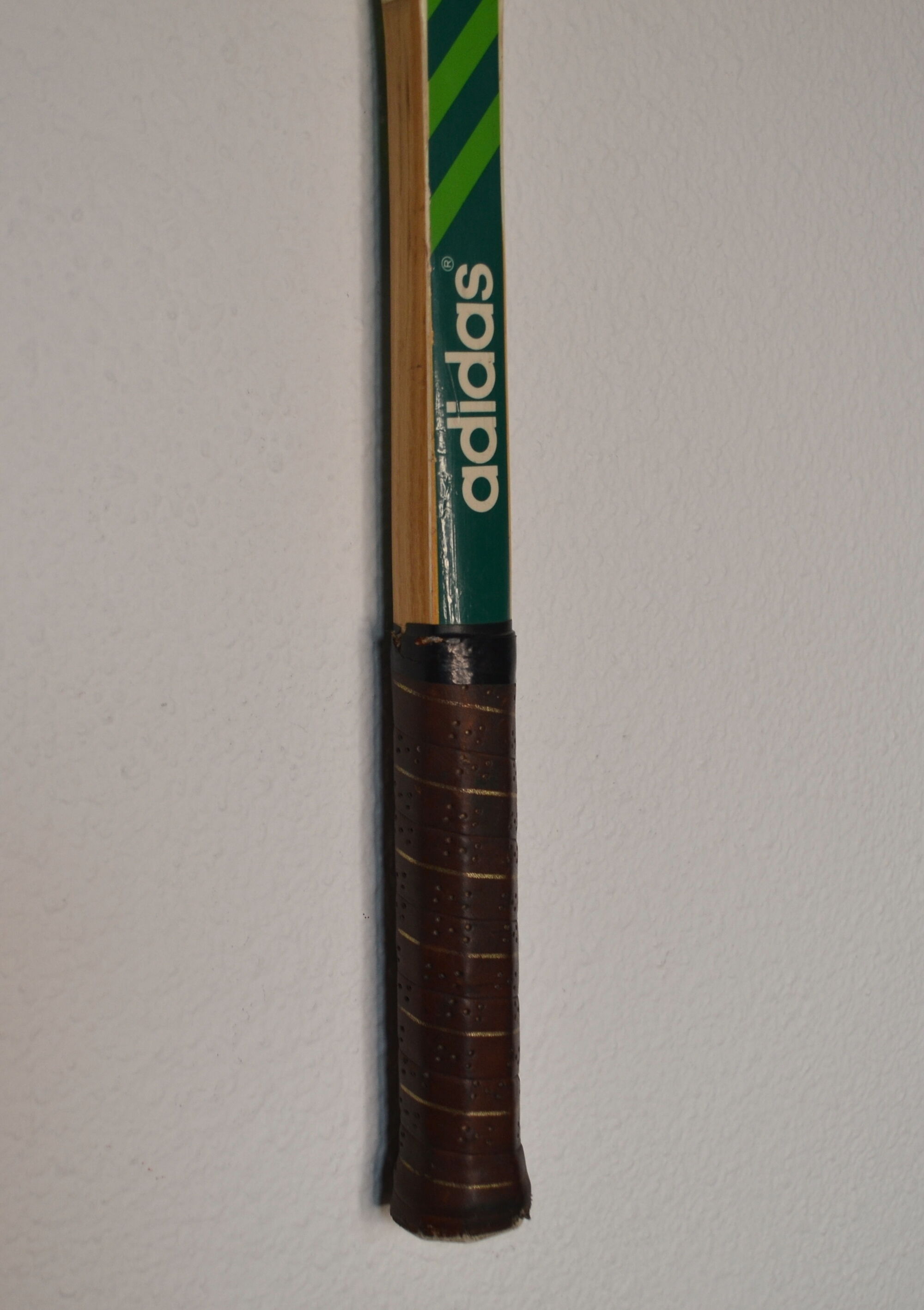 Vintage Adidas Tennis Racket - Green and White