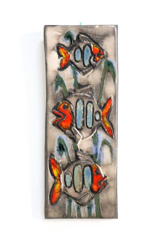 Ruscha wall tile 'Fish'