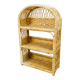 Rounded rattan shelf 60s