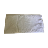 Drap plat fin brodé main