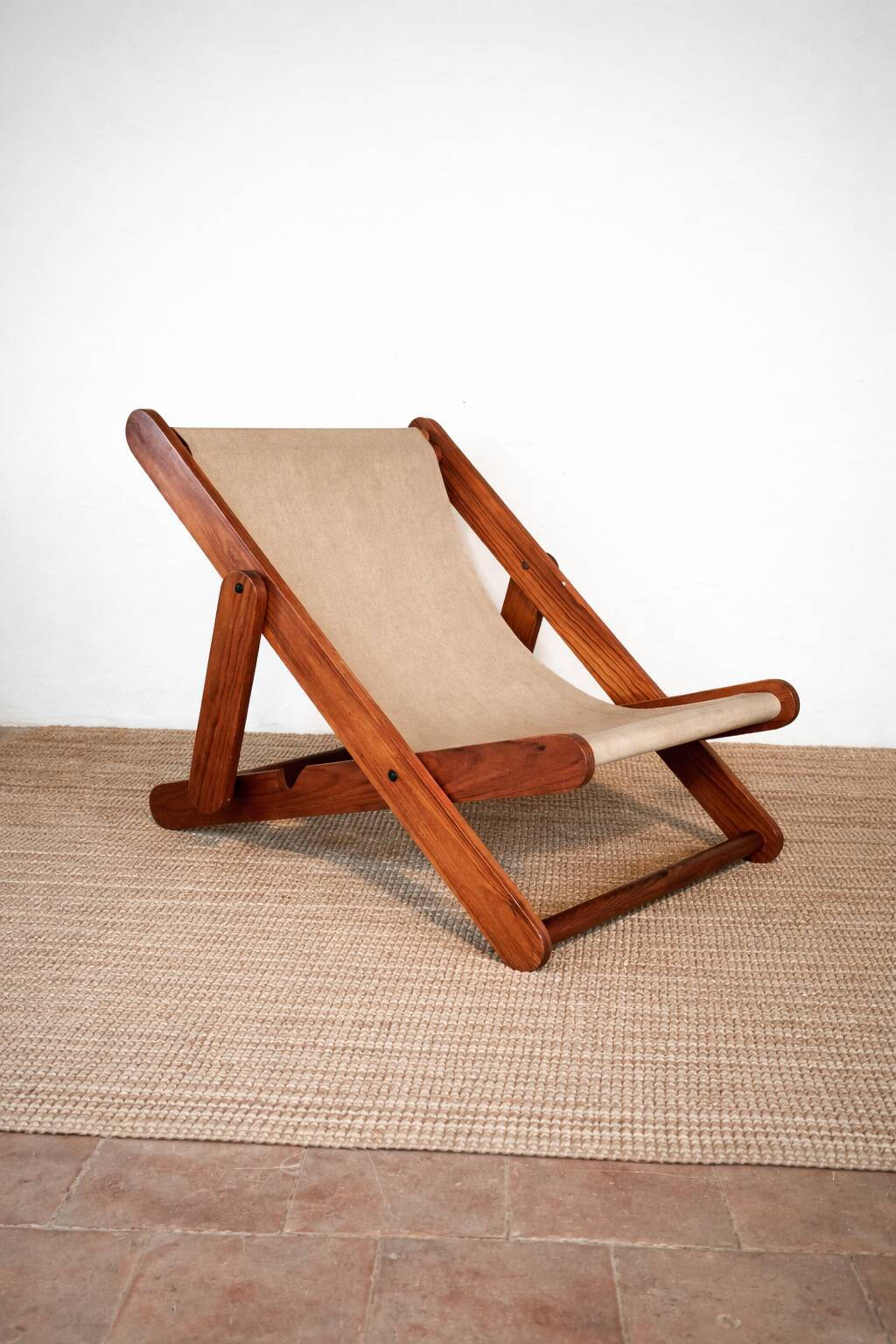 Kon-Tiki folding chaise longue – Designed by Gillis Lundgren for IKEA, 1970.