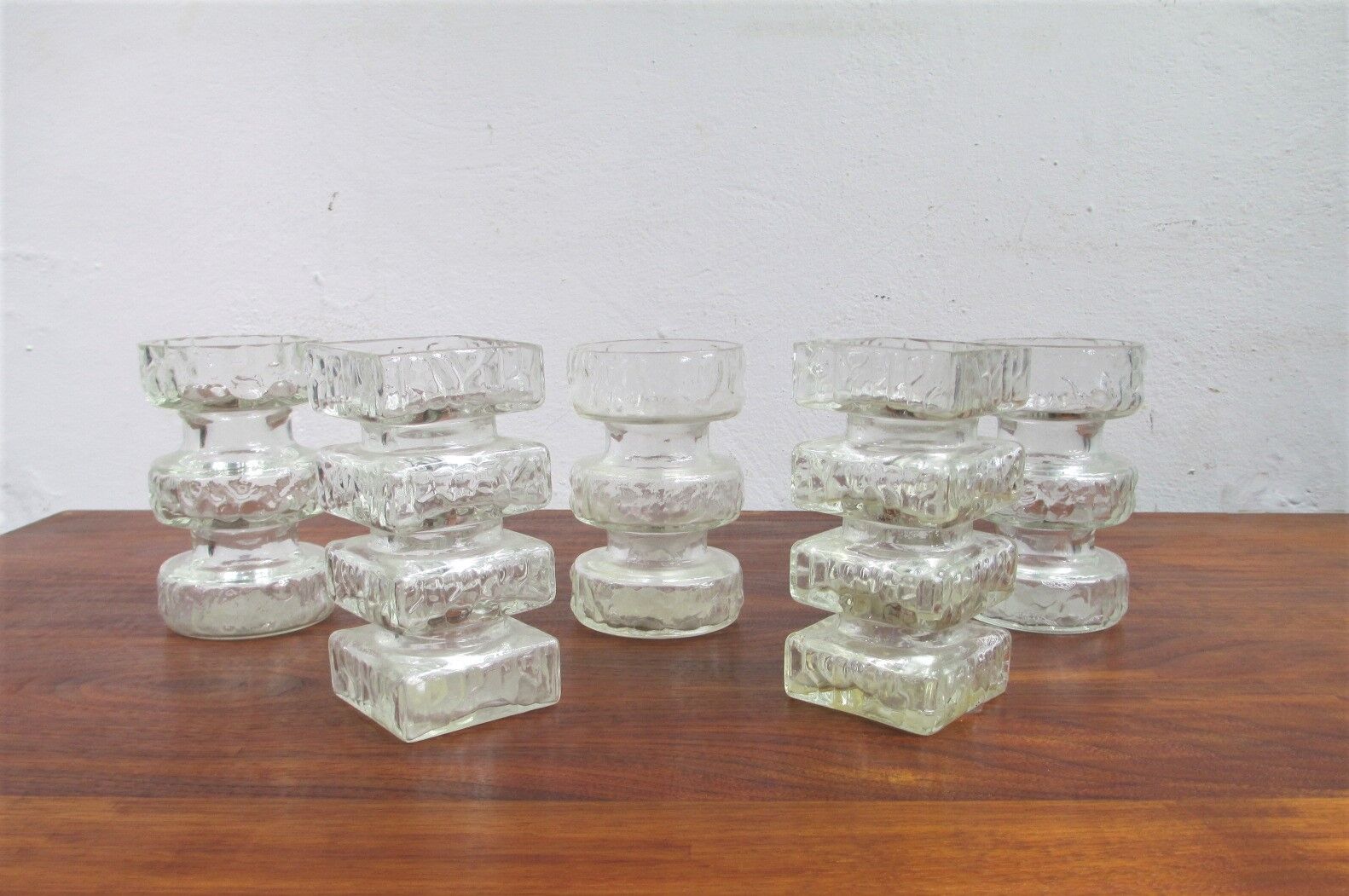 Set of five vases, Carlo Moretti, Italy, 1960s