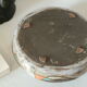 Modernist Raku bowl vase with glaze effect, signed.