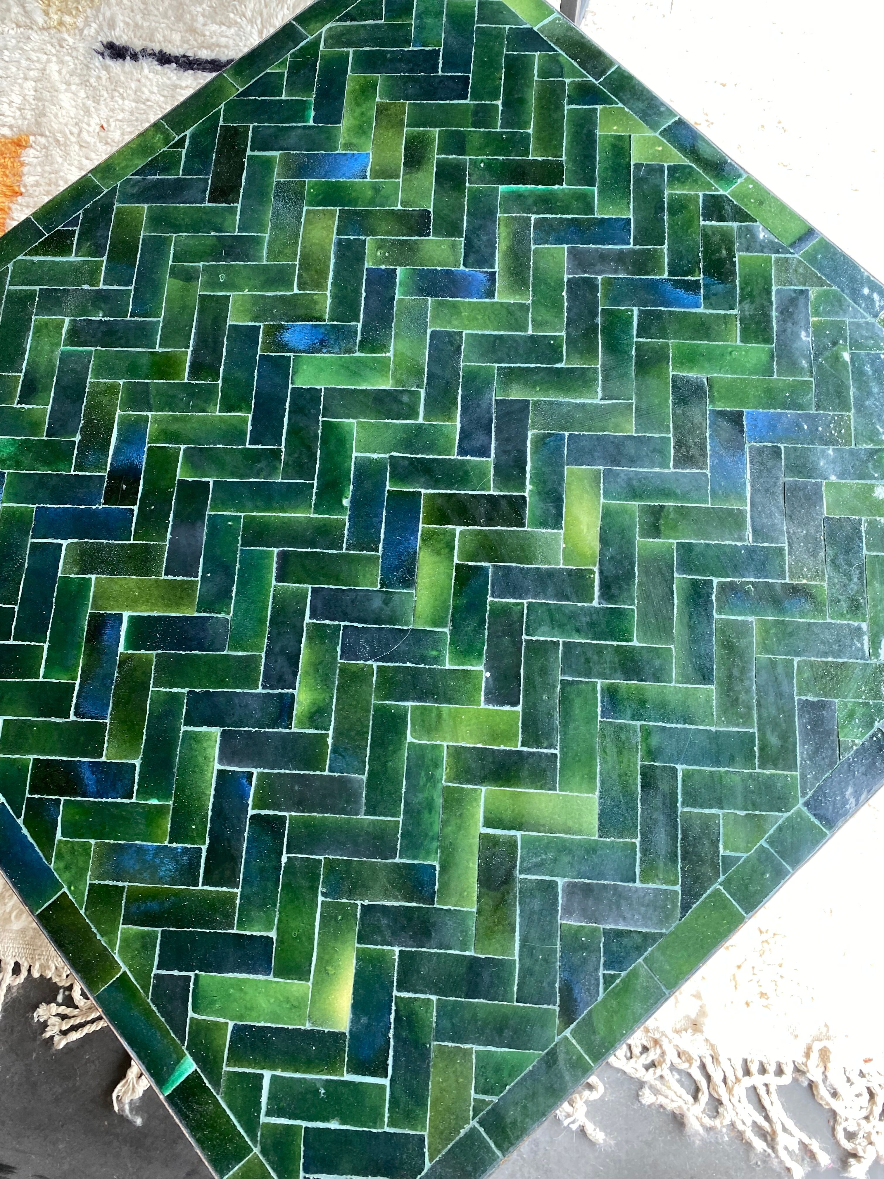 100x100x33 cm artisan zellige table