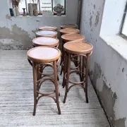 Set of 8 bistro-style bar stools Baumann.