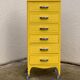 Chiffonnier vintage jaune poudré 1950
