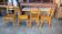 Series of 4 bistro chairs signed Baumann 1950 vintage