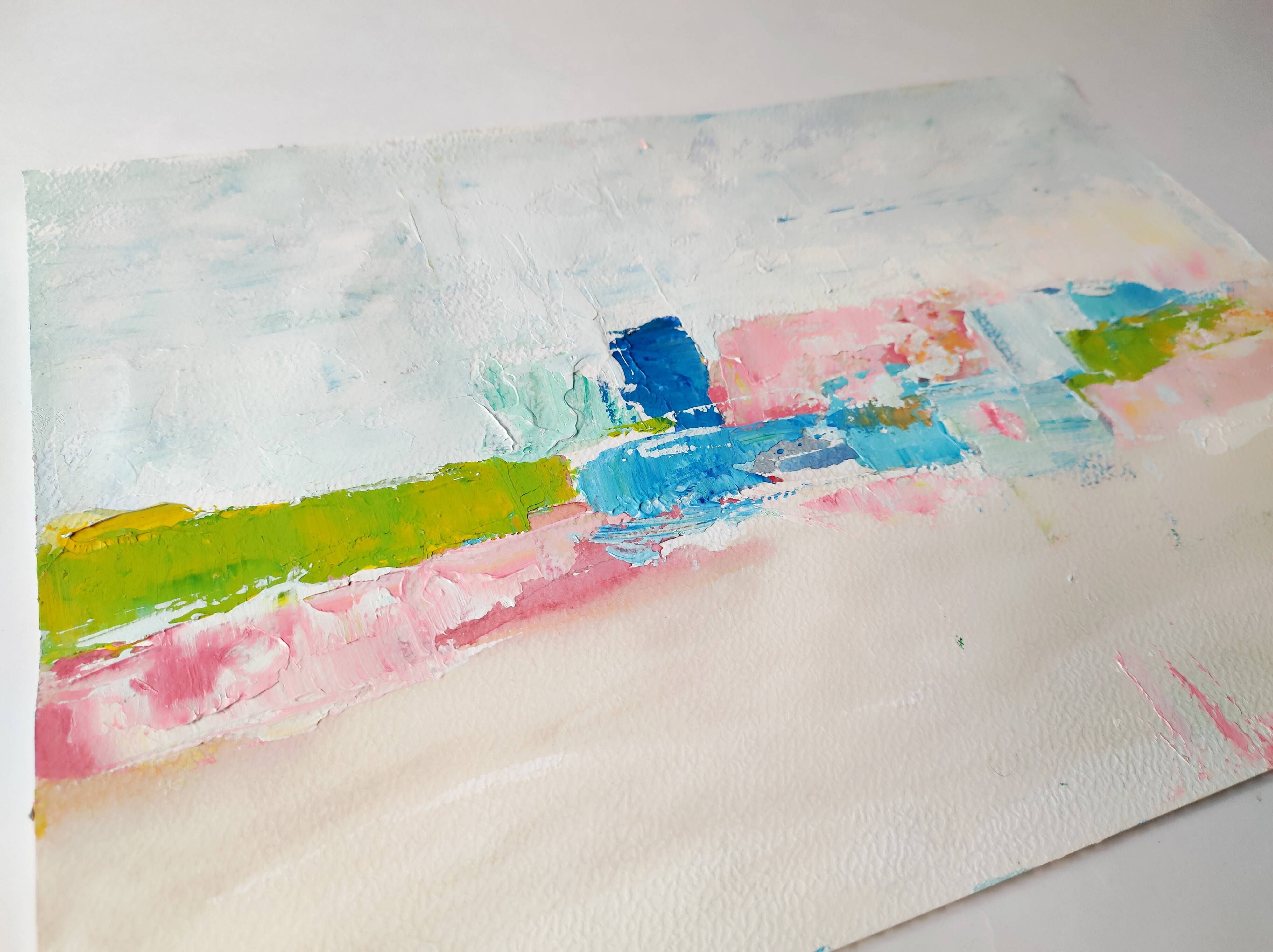 Abstract Mediterranean landscape